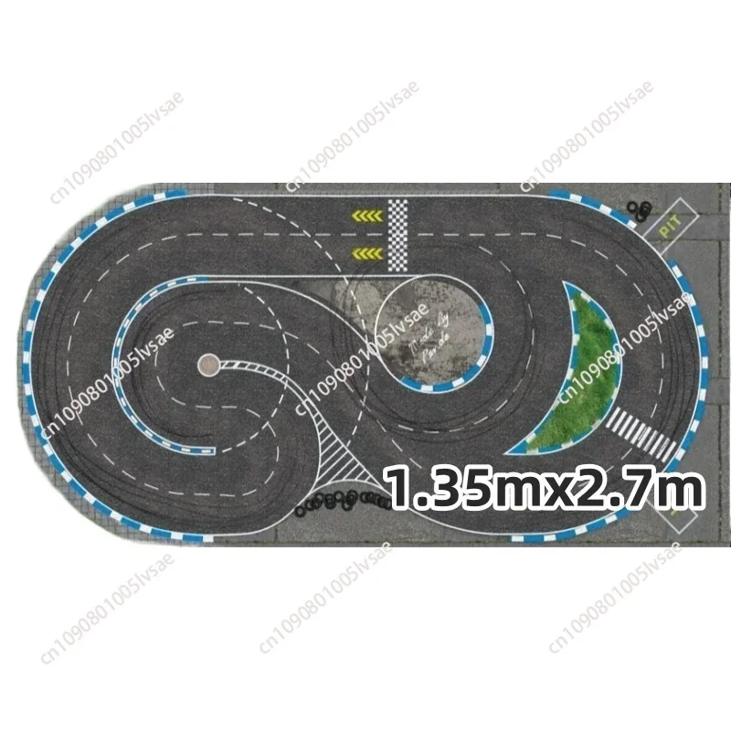 2Mm Thick 1/24/28 RC Mosquito Car Drift Track FloorWith Thickness Sound Insulation Rear Drive 4WD