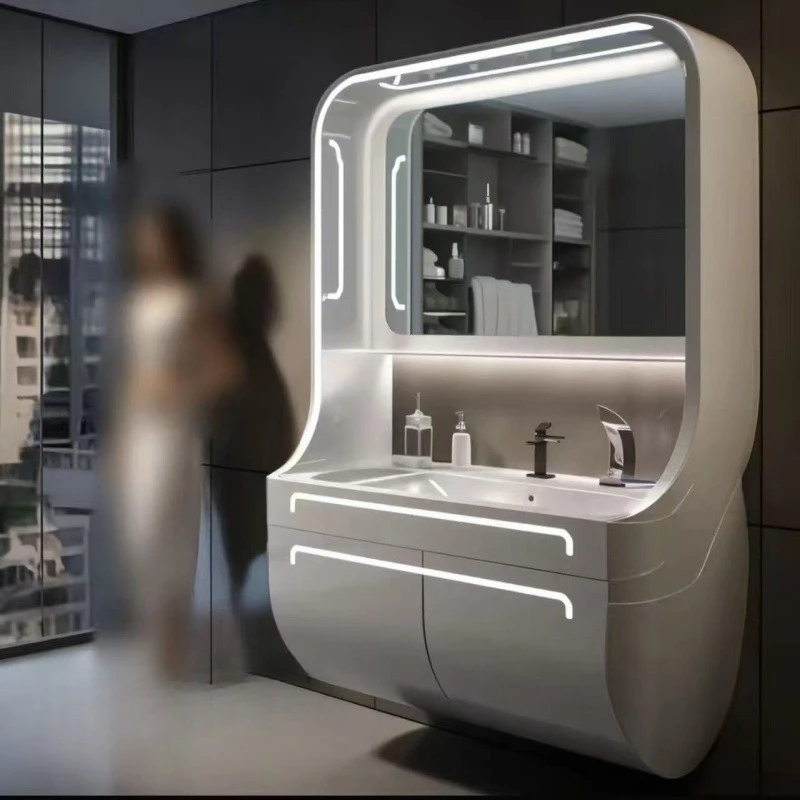 Customized Bathroom Cabinet Size, Floor Standing Washbasin, Ceramic Integrated Basin, Washbasin, Customized Non-standard Wash