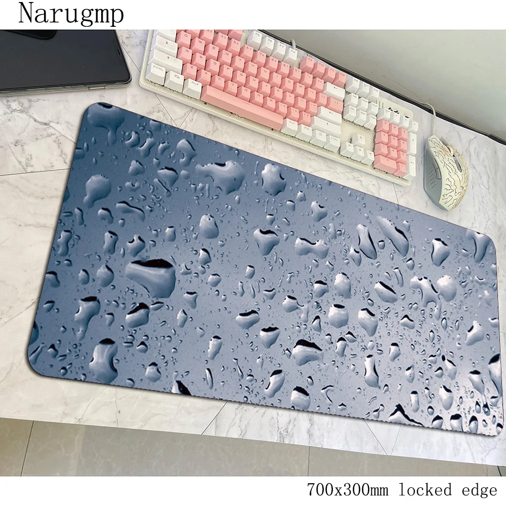 لوحة ماوس قطرات الماء ملحق كبير 700x300 مللي متر لوحة ماوس مؤسسة الألعاب الشعبية حصير مطاطي لوحة المفاتيح حصيرة ماوس كبيرة ألعاب