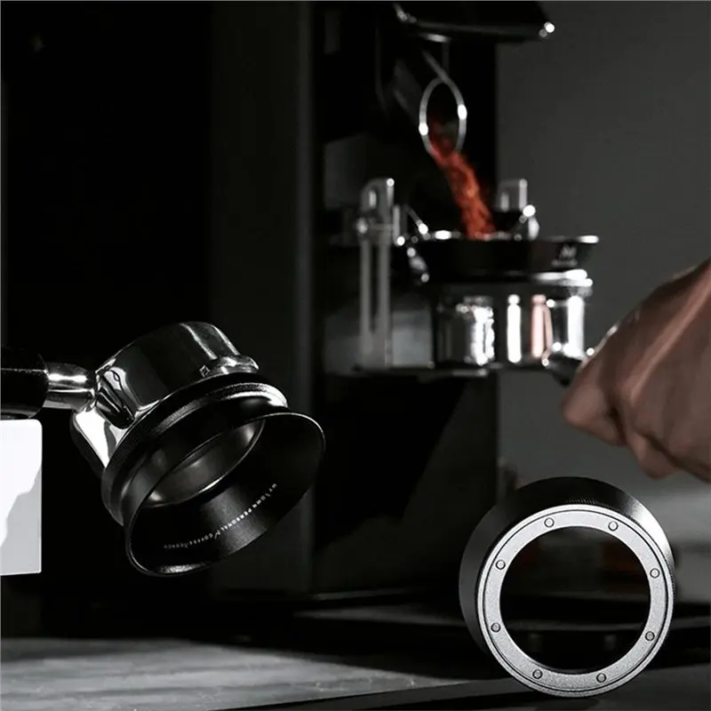 Espresso Dosing Ring 51/53/58Mm Magnetic Dosing Funnel Anti-Spill With Magnetic Fit Coffee Machine Accessories