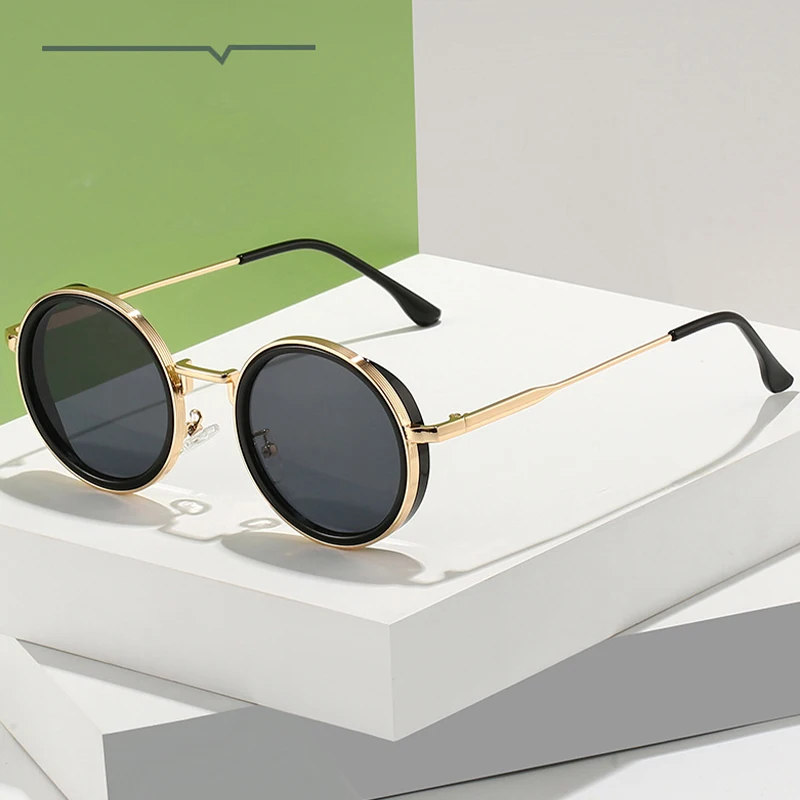 New men's retro round prince mirror fashion Car sunglasses sunglasses personality trend M5245