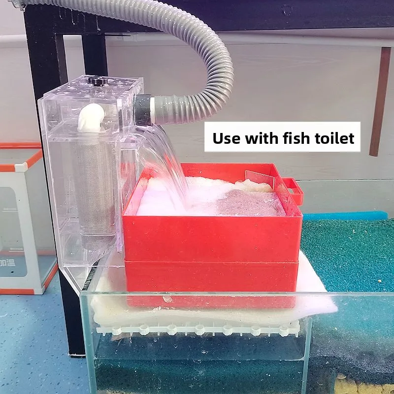 

Aquarium Special Dry Wet Separation Box Filter Cotton Box Interception Drainage Board for Fi Excrement Waste Water Treaent