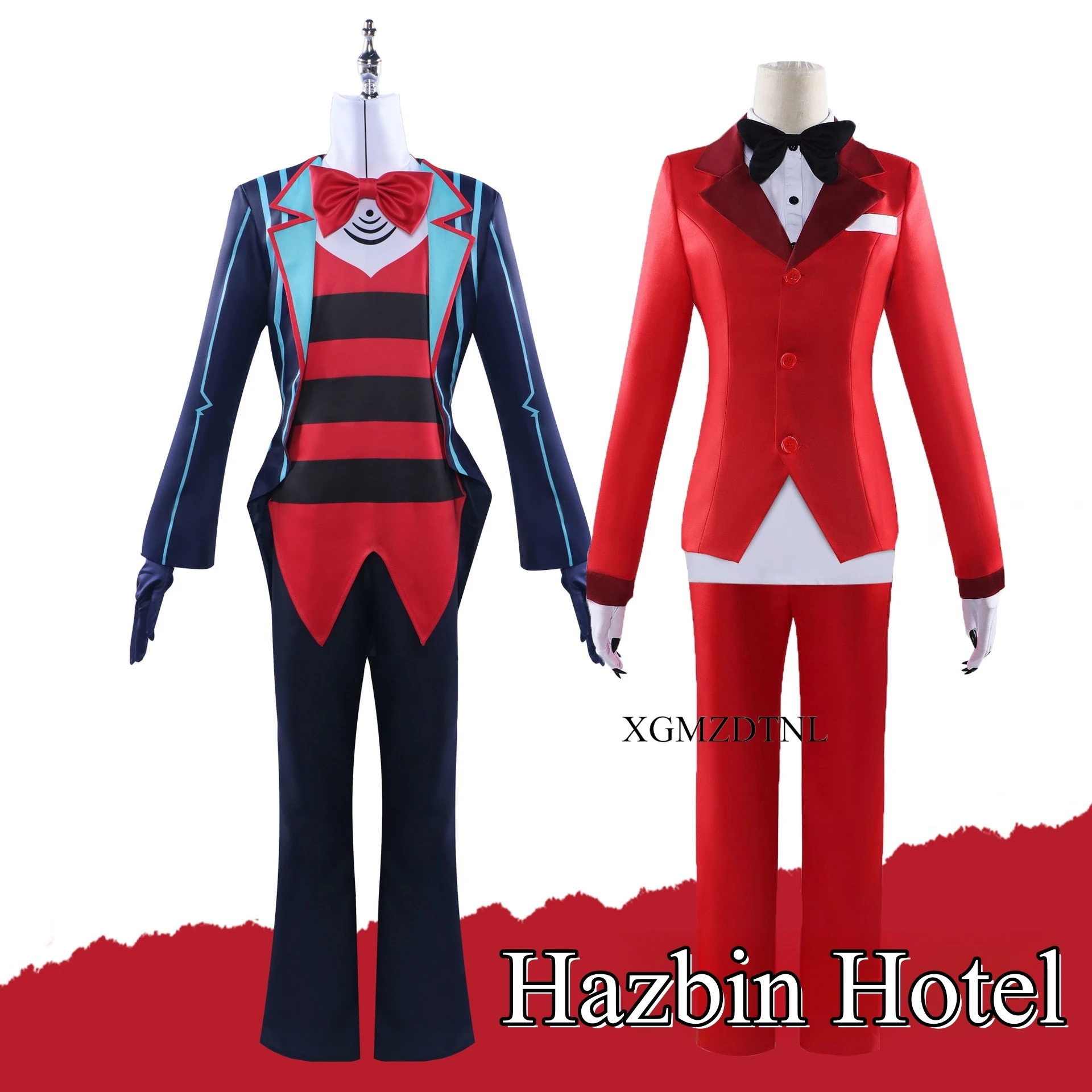 

Charlie Morningstar Anime Hazbin Hotel Vox Cosplay Costume Women Uniform Man Outfits Halloween Carnival Role Play Suits