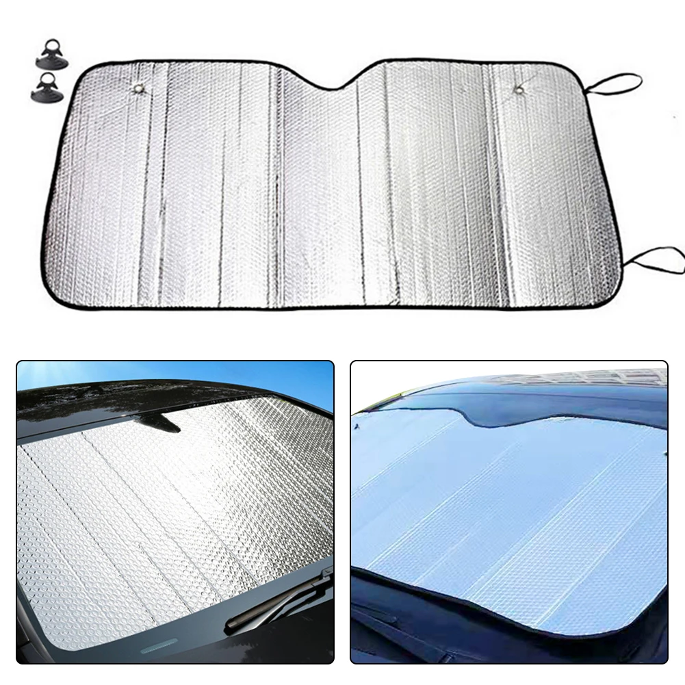 Portable Car Windshield Foldable Anti-ultraviolet Sun Shade Visor Cover Block Reflector Breathable Anti UV Protector Screen