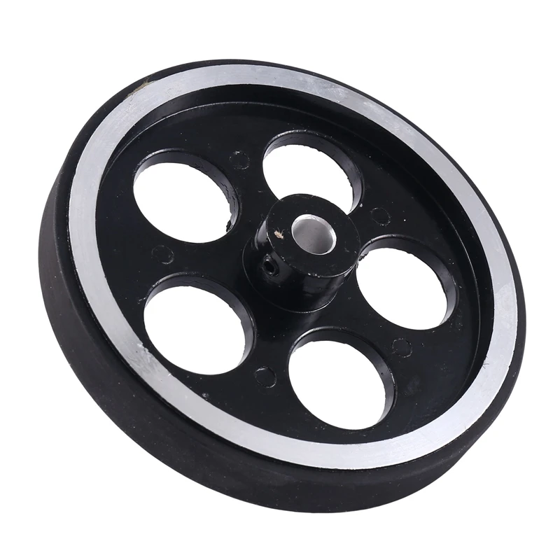 2Pcs 300Mmx8mm Industrial Aluminum Rubber Measuring Encoder Meter Wheel For Industrial Encoder