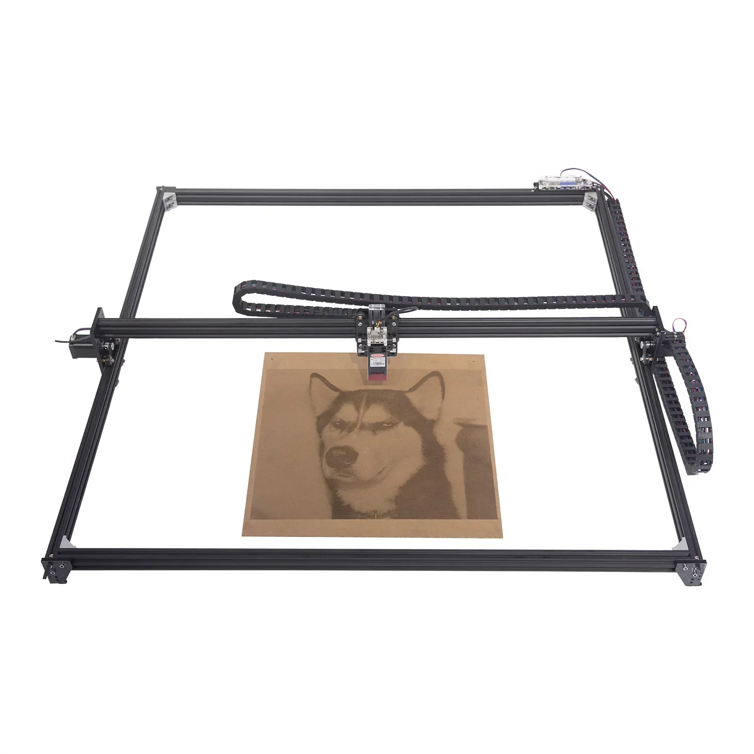 大きな作業領域を備えたCNCレーザー彫刻機,デスクトップCNCルーター,カッター,1x1m, 5.5w,10w,20w