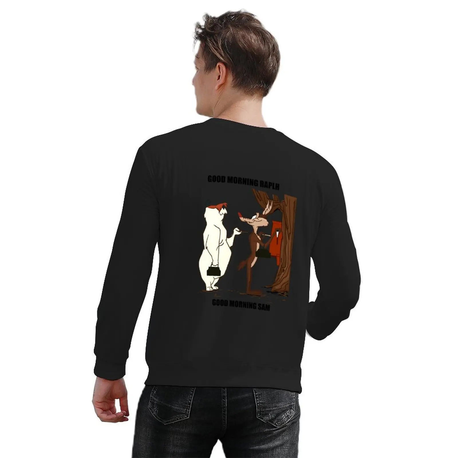 Ralph & Sam Pullover autumn clothes tracksuits korean style clothes men's sweat-shirt new hoodies and sweatshirts