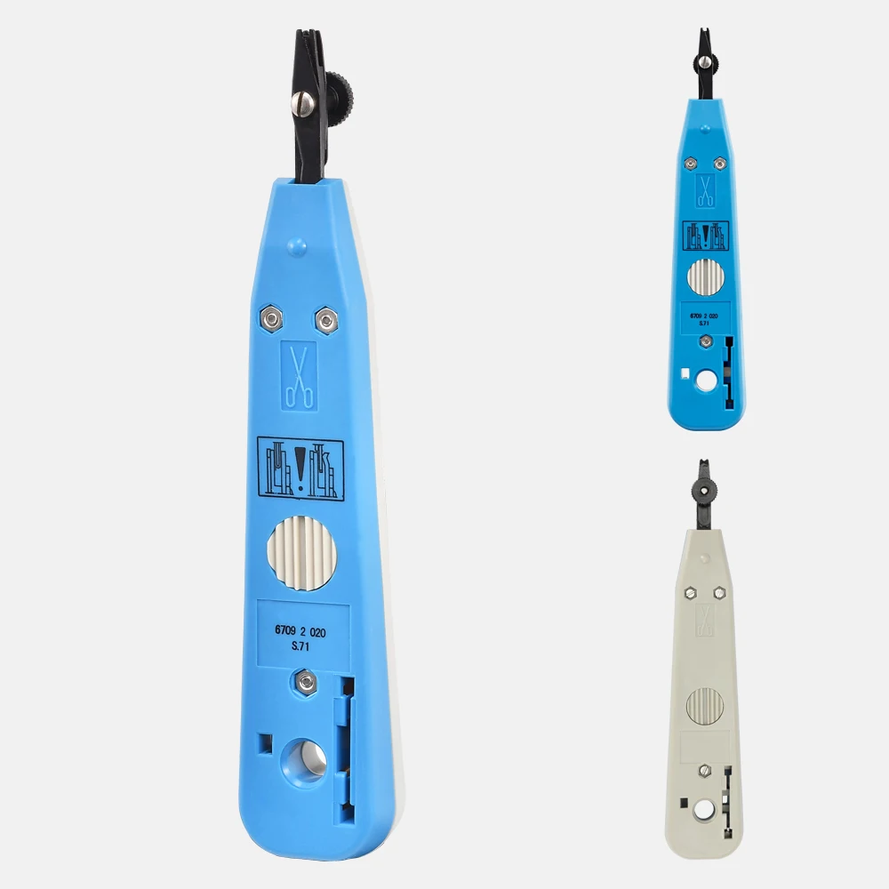 أداة تأثير Punchdown مع شفرة 66/110، وصلات كابل CAT موثوقة، خفيفة الوزن ومتينة وقوة قابلة للتعديل