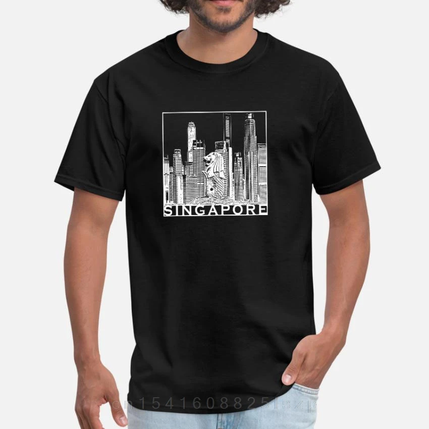 T shirt Singapore T Shirt Singapore Singapore Souvenirs Souvenirs Vacation Travel Souvenir Reminder Beach Souvenir Gift Merlion