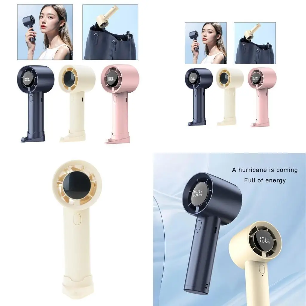 

D0AB Портативный портативный охлаждающий вентилятор 1200 мАч перезаряжаемый для летнего активного отдыха