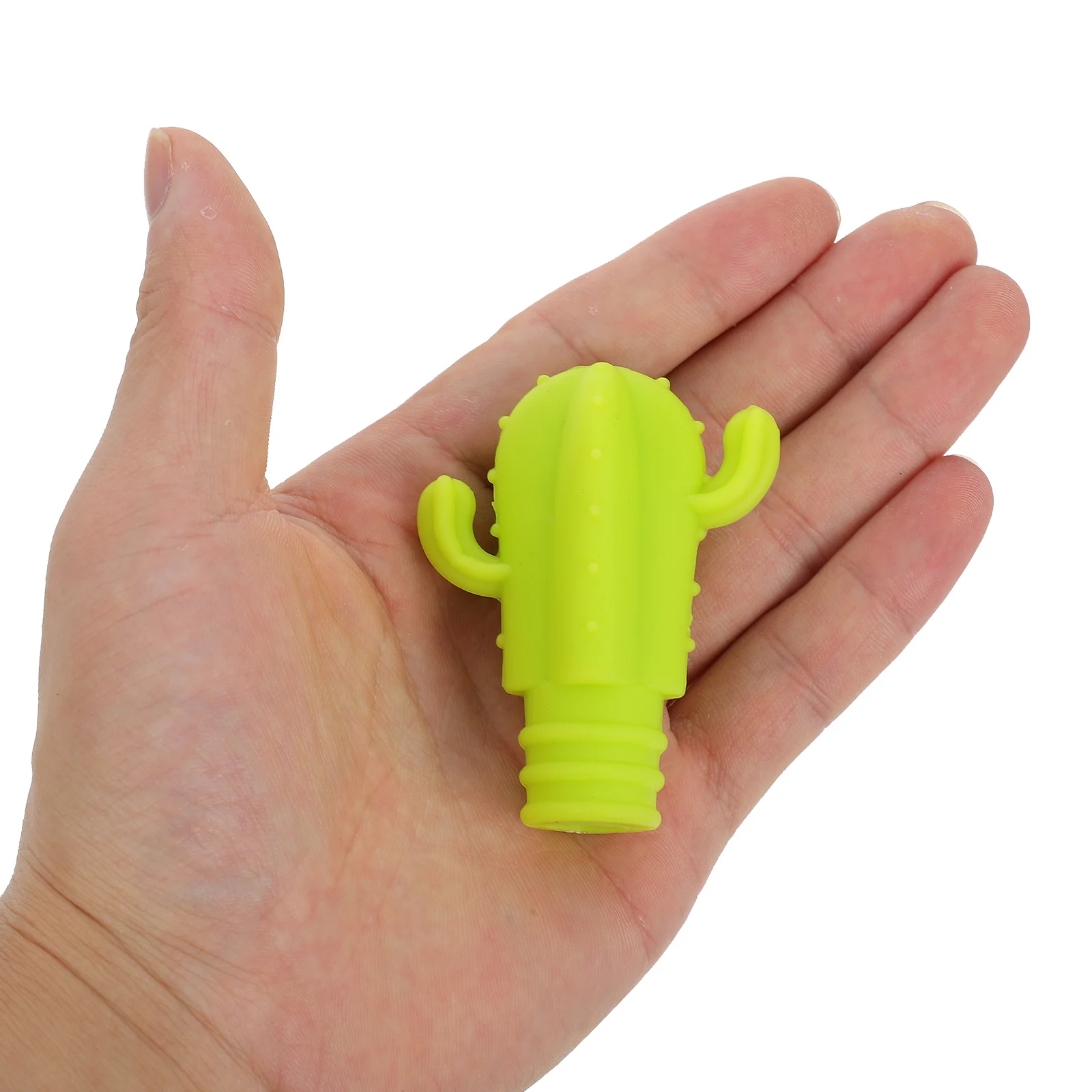 

7 pcs Silicone Wine Bottle Stopper Cactus Shaped Food Grade Beverage Closure Bar Preservation Tool For Wine Storage