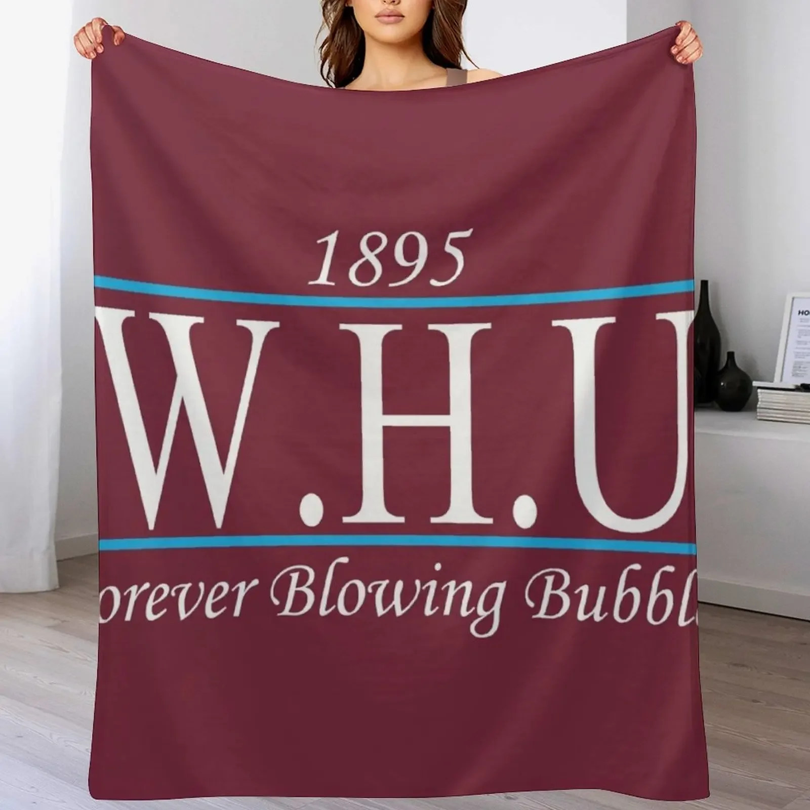 

1895 Founding Years Throw Blanket Furrys Summer Vintage Nap Blankets