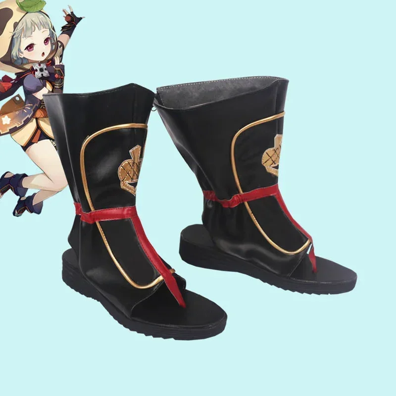 Game Genshin Impact Sayu Cos Shoes PU Leather Comfortable Boots Highly Restored Cosplay Theme Anime MN9