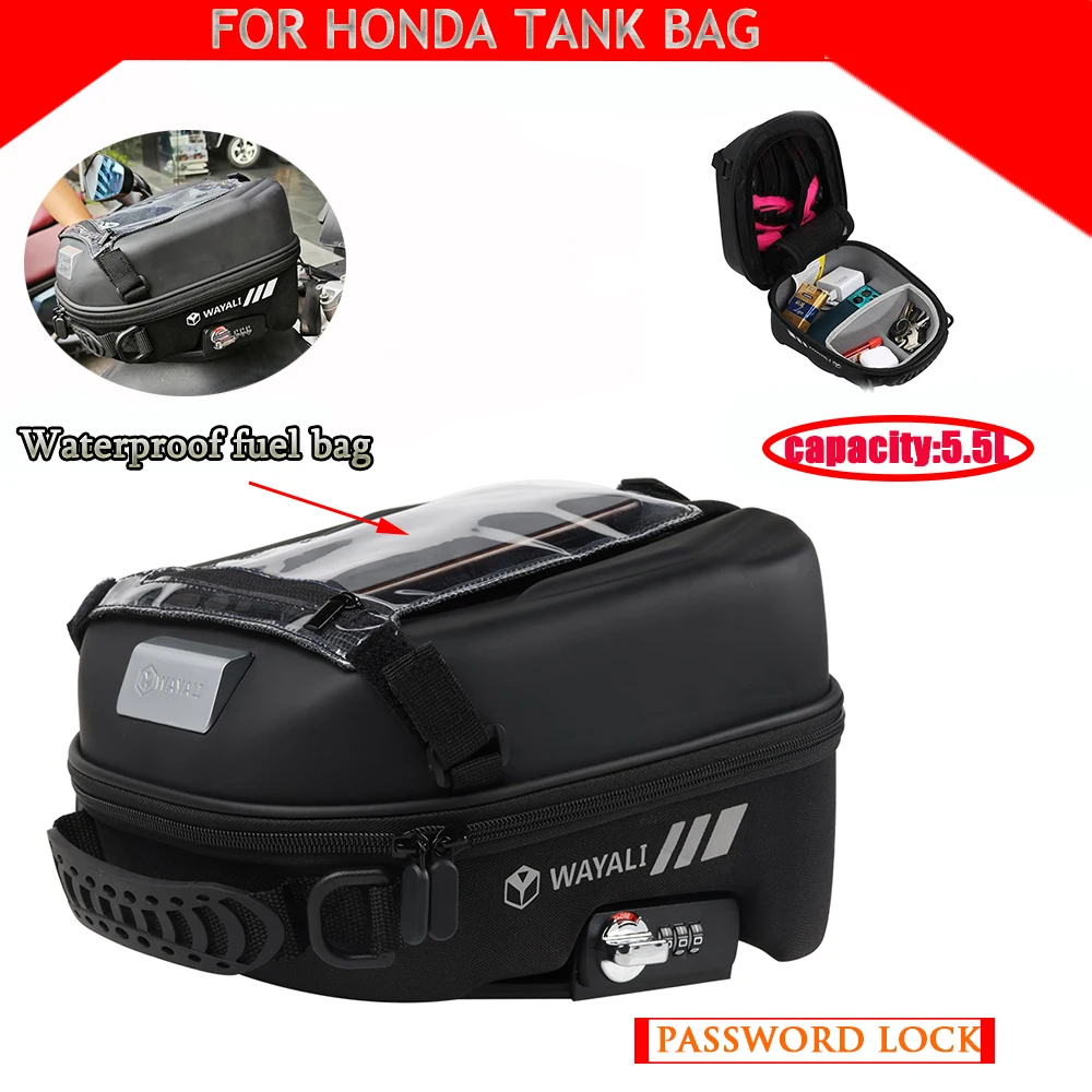 Motorcycle Tank For HONDA CBR600RR CB CBR 600 RR F2 F3 F4 F4i Hornet CBR 900 1000 RR 1100 VFR 800 1200 F TANK lock Backpack