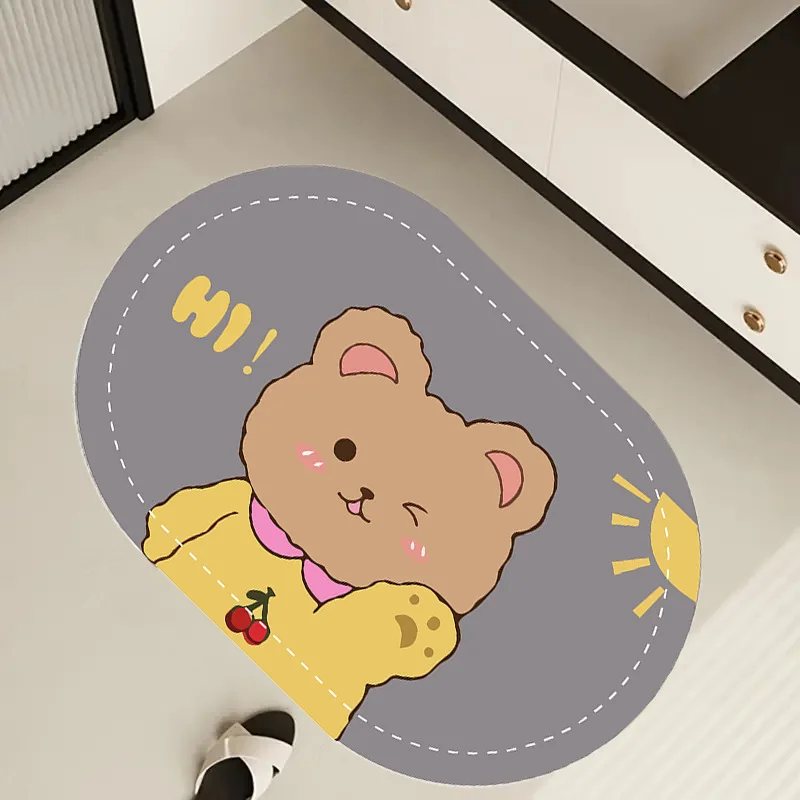 

Диатомический противогрязный абсорбирующий Быстросохнущий Противоскользящий коврик для ванной комнаты