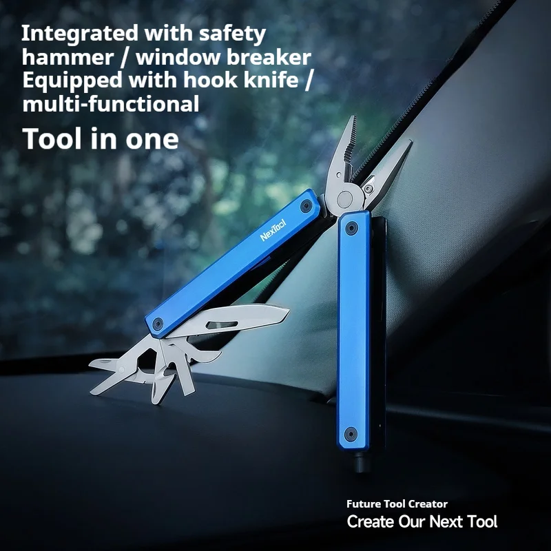 الجوزاء متعددة الوظائف مزيج أداة حزام الأمان القاطع الهروب أداة كماشة الرياح ow قواطع في الهواء الطلق بقاء والعتاد #4