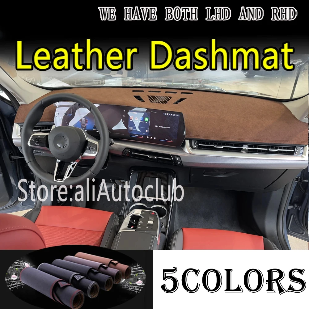 pu-leather-dashmat-suede-dashboard-cover-pad-dash-mat-carpet-car accessories-for-bmw-u10-u11-x1-ix1-ix2-x2-2023-2026-2024-2025