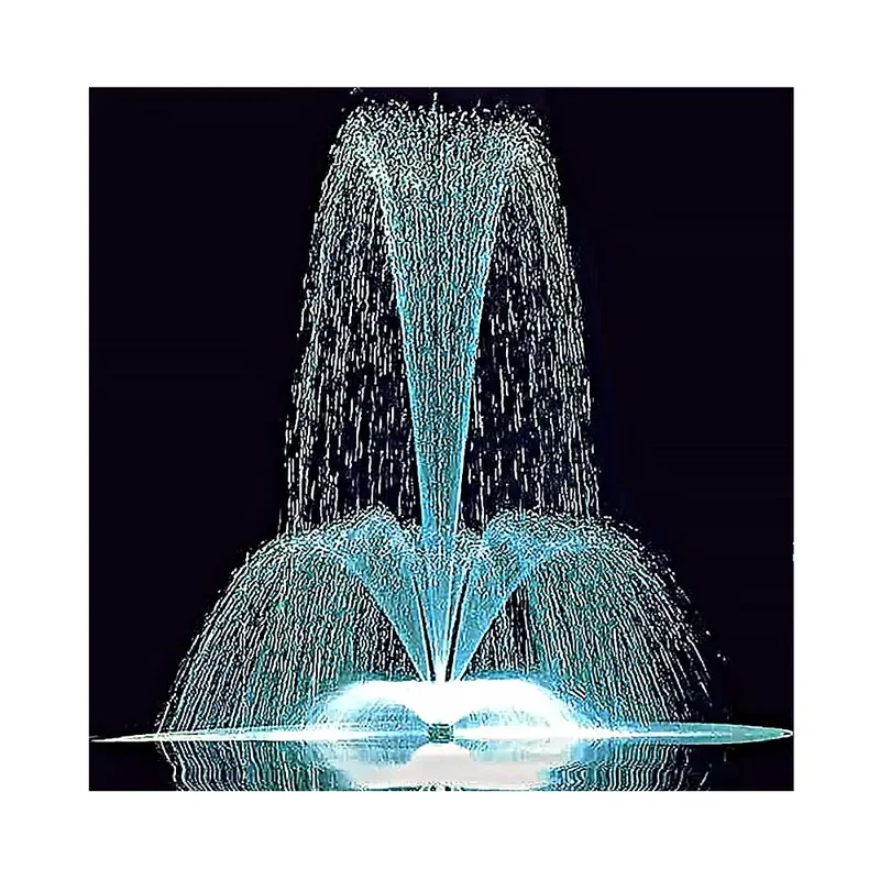 for Small Outdoor Water Fountain Dancing Feature With Light Garden Decor Pond Pump Desktop Tabletop Home Office Gift