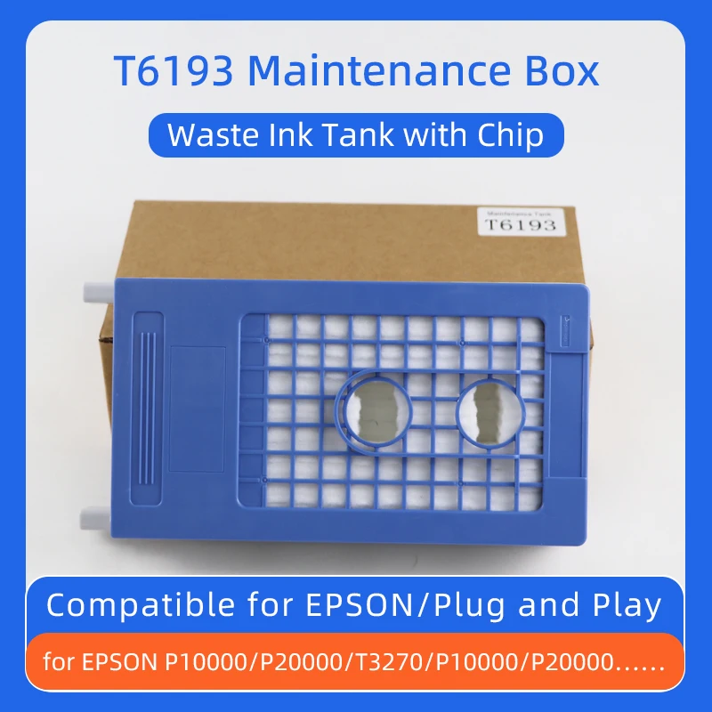 

T6193 Maintenance Box for Epson F2000 T3000 T5000 T7000 F6000 F7000 F6370 F9470 F9470H F6300 F9400 F6360 F9460 F9460H printer
