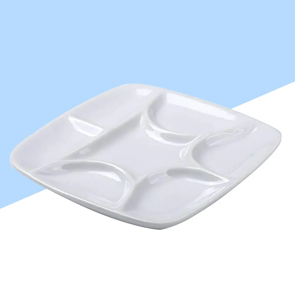 Art Watercolor Painting Palette Mixing Tray Plastic Halloween Christmas New Year Oil Paint Palette Paint Palette Tray 6Inch