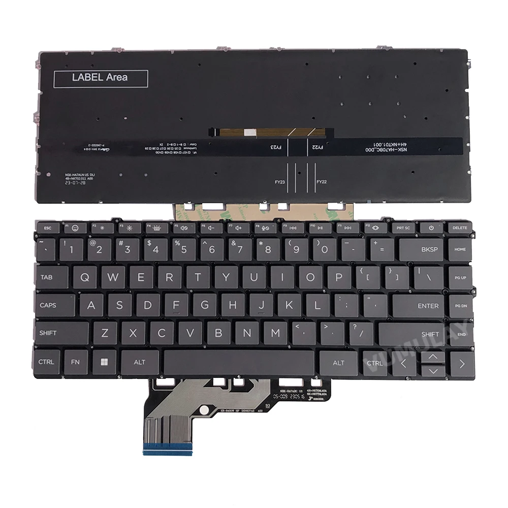 US Backlit Keyboard for HP ENVY 15-FE 15-FE0020NA 15-FE0053DX 15T-FE 15-FH 15-FH0003LA 15-FH0500NA 15T-FH 15Z-FH TPN-C165