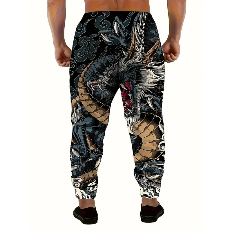 2026 Nuovi pantaloni cinesi Loong stampati ad asciugatura rapida pantaloni sportivi casual autunnali e invernali di alta qualità abbigliamento da corsa all'aperto