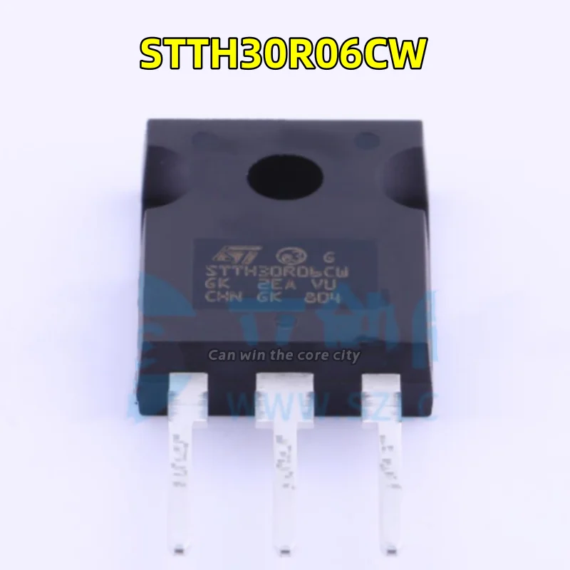 1-100 PCS/LOT Original genuine STTH30R06CW STTH30R06 package TO-247-3 super fast recovery diode