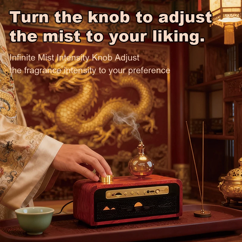 موسيقى ريترو ناشر رائحة زيت طبيعي معطّر الهواء عطر طويل الأمد 41 أغاني مدمجة قوس قزح التنفس ضوء الليل