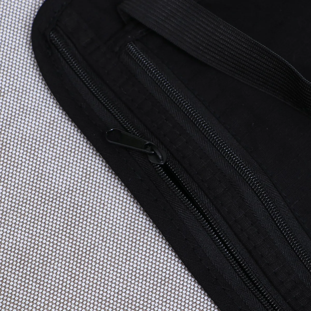 

Outdoor Running Waist Bag Lightweight Waterproof Large Capacity Waist Pouch for Jogging Hiking Biking Walking Black Sports Fanny