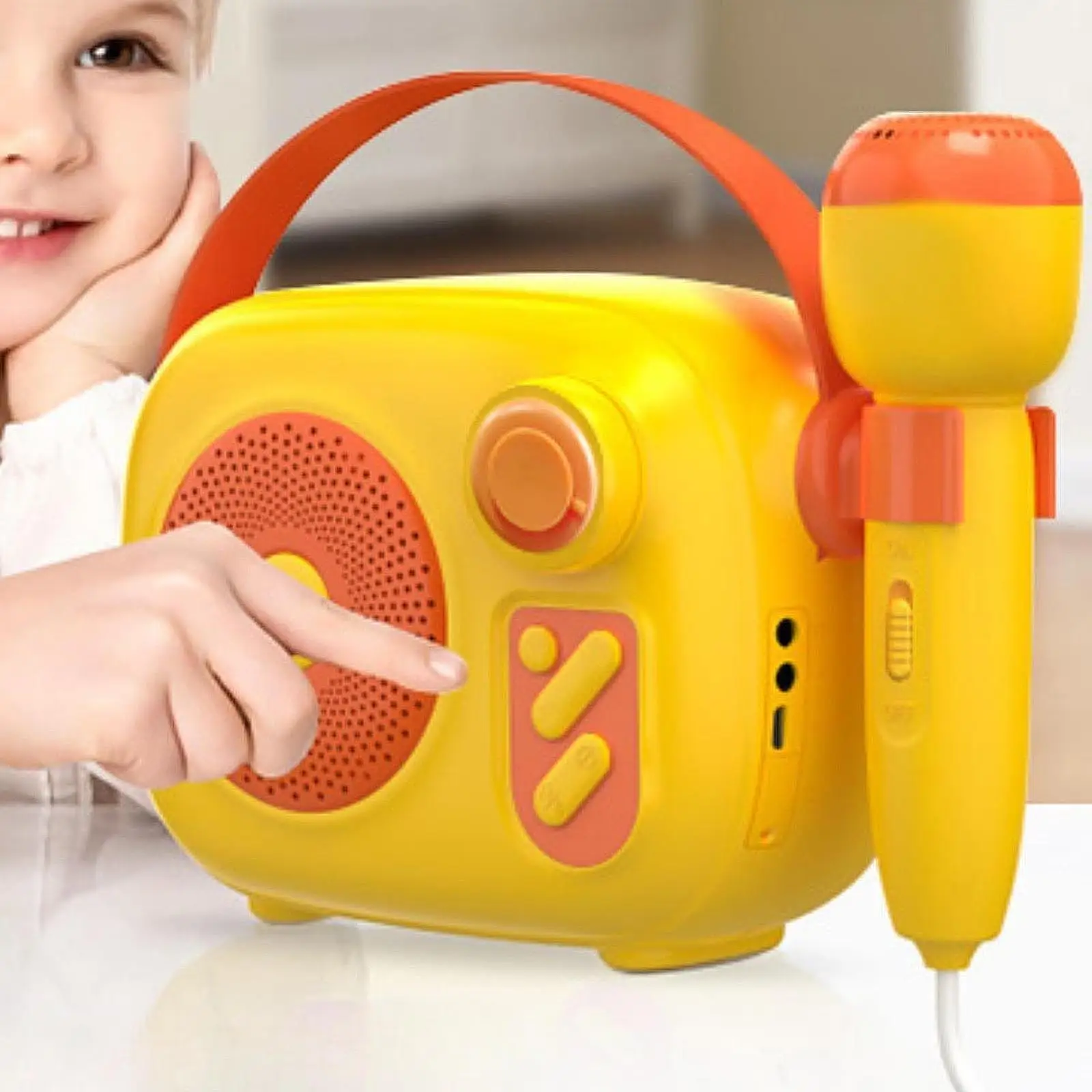 Kids Karaoke Machine Portable Speaker for Children Boys Girls Birthday