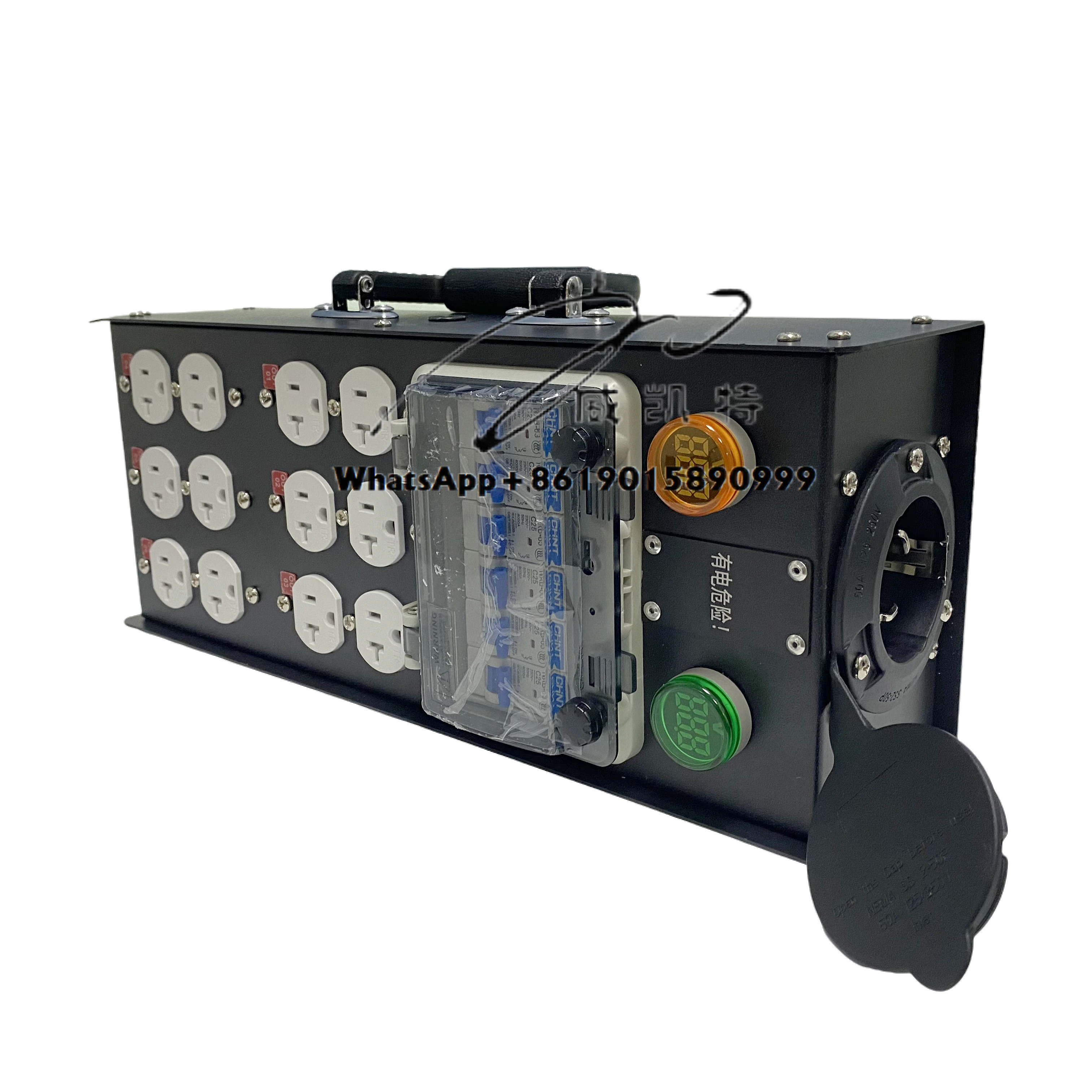 SS2-50 50A input, portable distribution box with 6 channels L5-20 output