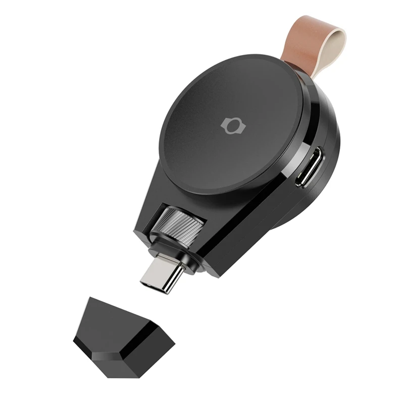 Base de carga magnética inalámbrica, Cable cargador de Reloj portátil USB C, accesorios de reloj inteligente inalámbrico para reloj Samsung