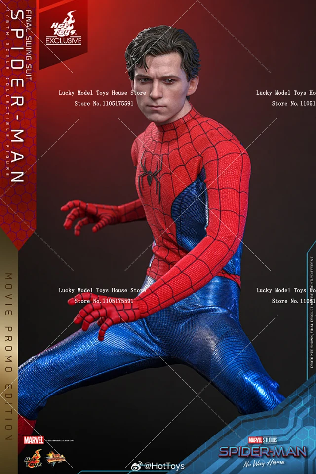 HOTTOYS HT MMS862 1/6 Scale Spider-Man Tom Holland Final Swing