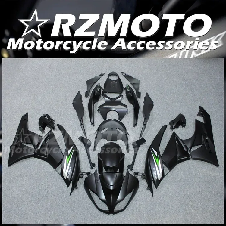 4Gifts New ABS Fairings Kit Fit For KAWASAKI ZX-6R ZX6R 636 2009 2010 2011 2012 09 10 11 12 Bodywork Set Black Matte