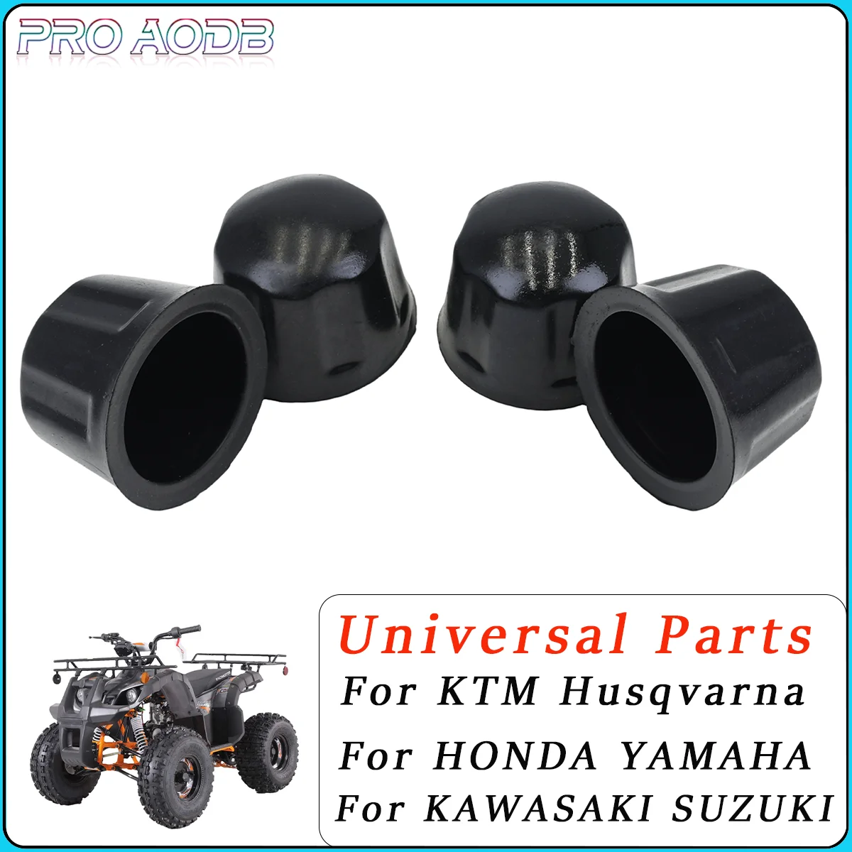 

4Pcs/lot Rubber Dust Nuts Covers Dust Protector For 50cc 70cc 110cc 125cc ATV Go Kart Quad Bike 4 Wheel Motorcycle Accessories