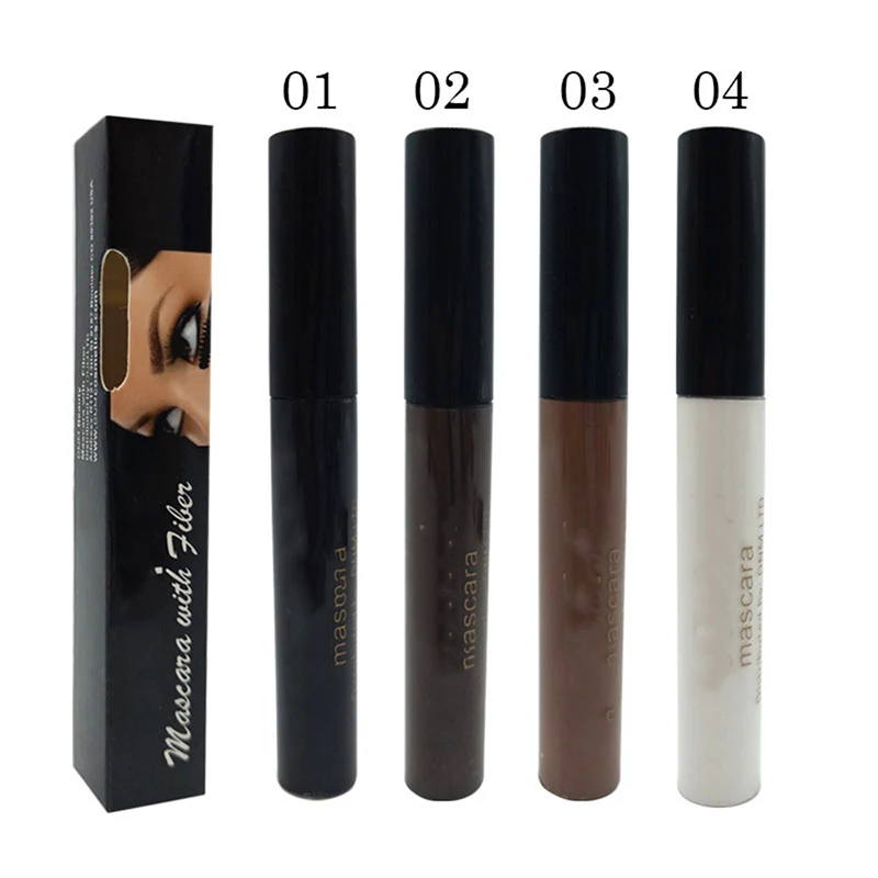 Nhiều Màu Sắc Mascara 4 Màu Mascara Kẻ Mắt Quyến Rũ Longlasting Mascara Uốn Mắt Mi Nối Dài Cho Lông Mi Mắt Dụng Cụ Trang Điểm