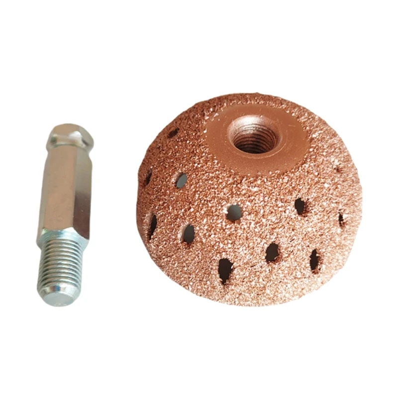 Abrasive Tire Buffing Wheel, 38mm Coarse 70 Grit Polishing Head Suitable for Tire Repair and Maintenance 40JE