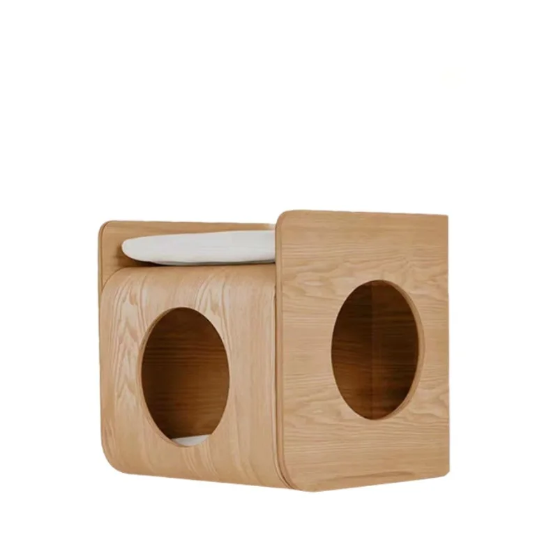 

Tree hole cat nest, universal cat nest in all seasons, wooden coffee table shared by people and pets