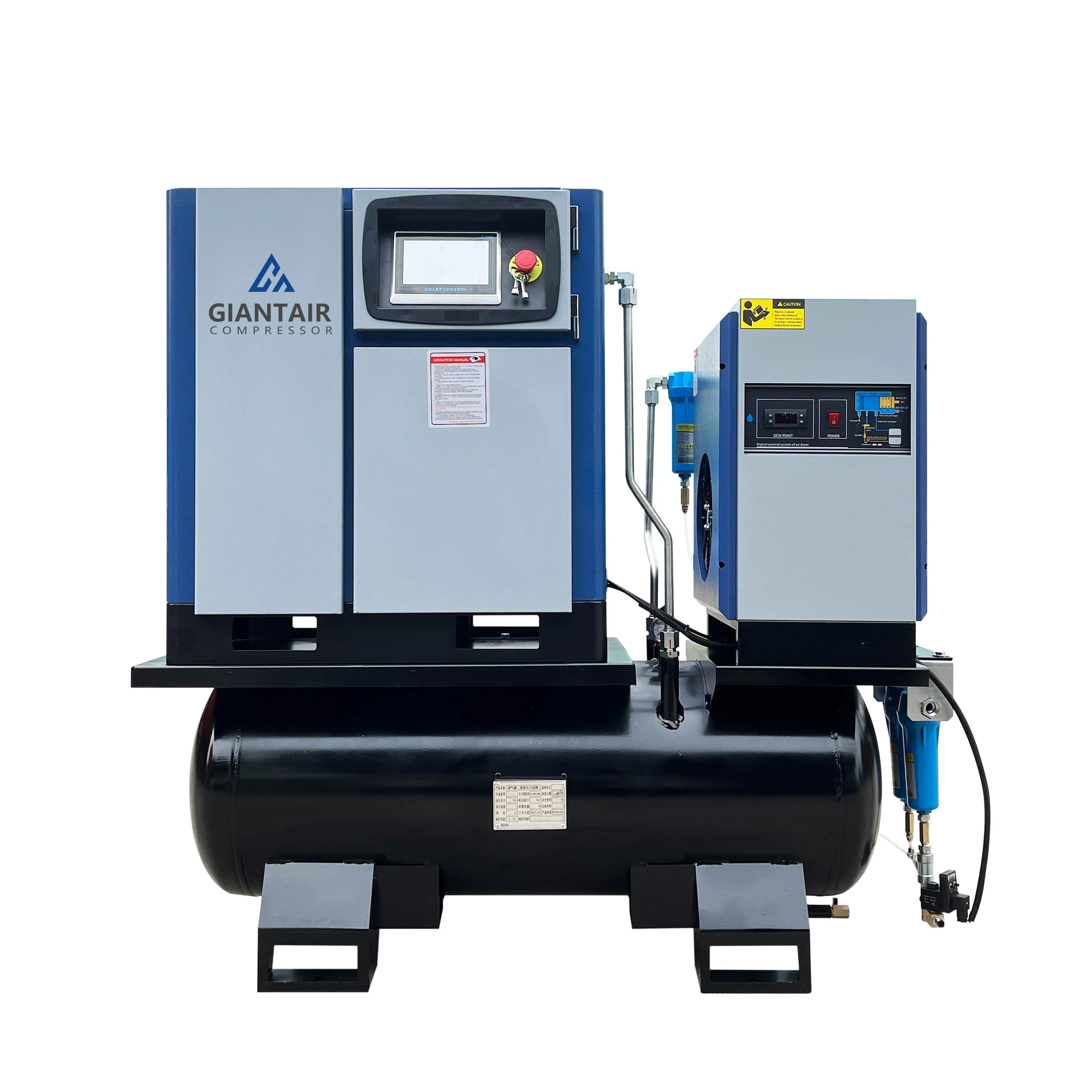 High-Efficiency ALL-IN-ONE Screw Air Compressor with Energy-Saving Technology for Industrial Use