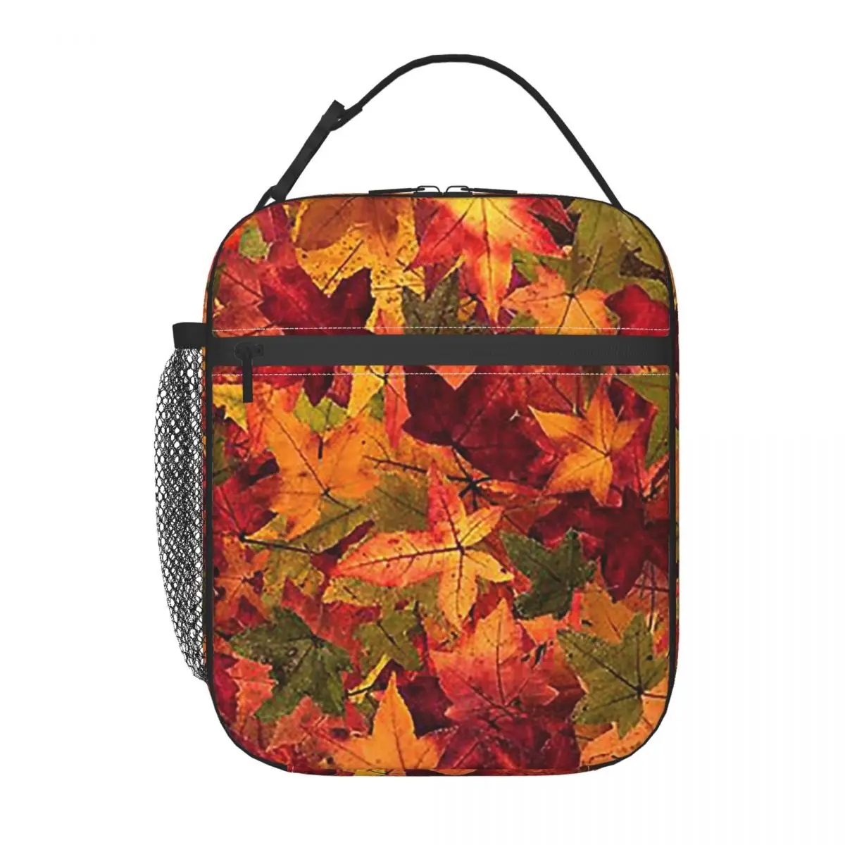 Autumn Leaves Insulated Lunch Bag for Women Children Portable Food Boxes Thermal Lunch Box Tote