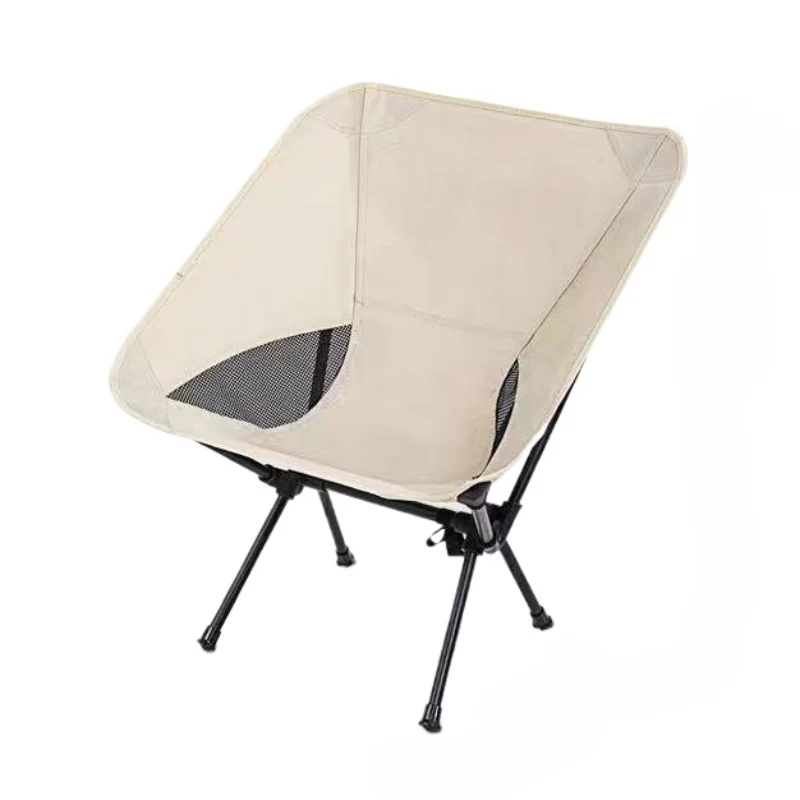 Lightweight Outdoor Leisure Chair Portable Folding Beach Chair for Travel Camping Upgraded Version of Oxford Cloth Space Chair