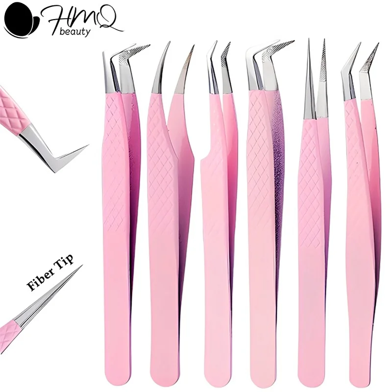 つけまつげエクステンションピンセットステンレス鋼プロフェッショナル美容まつげ移植エクステンションツール高精度ピンセット