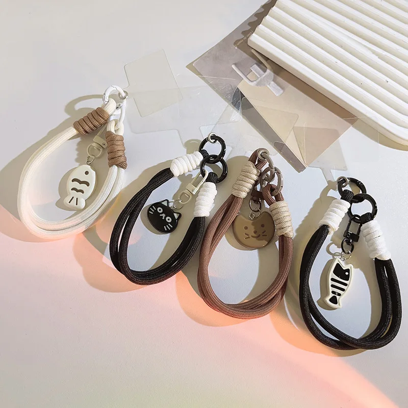 

Креативный плетеный ремешок-брелок для женщин, регулируемый мобильный телефон, универсальный ремешок на запястье, цепочка для мобильного телефона, ювелирные изделия