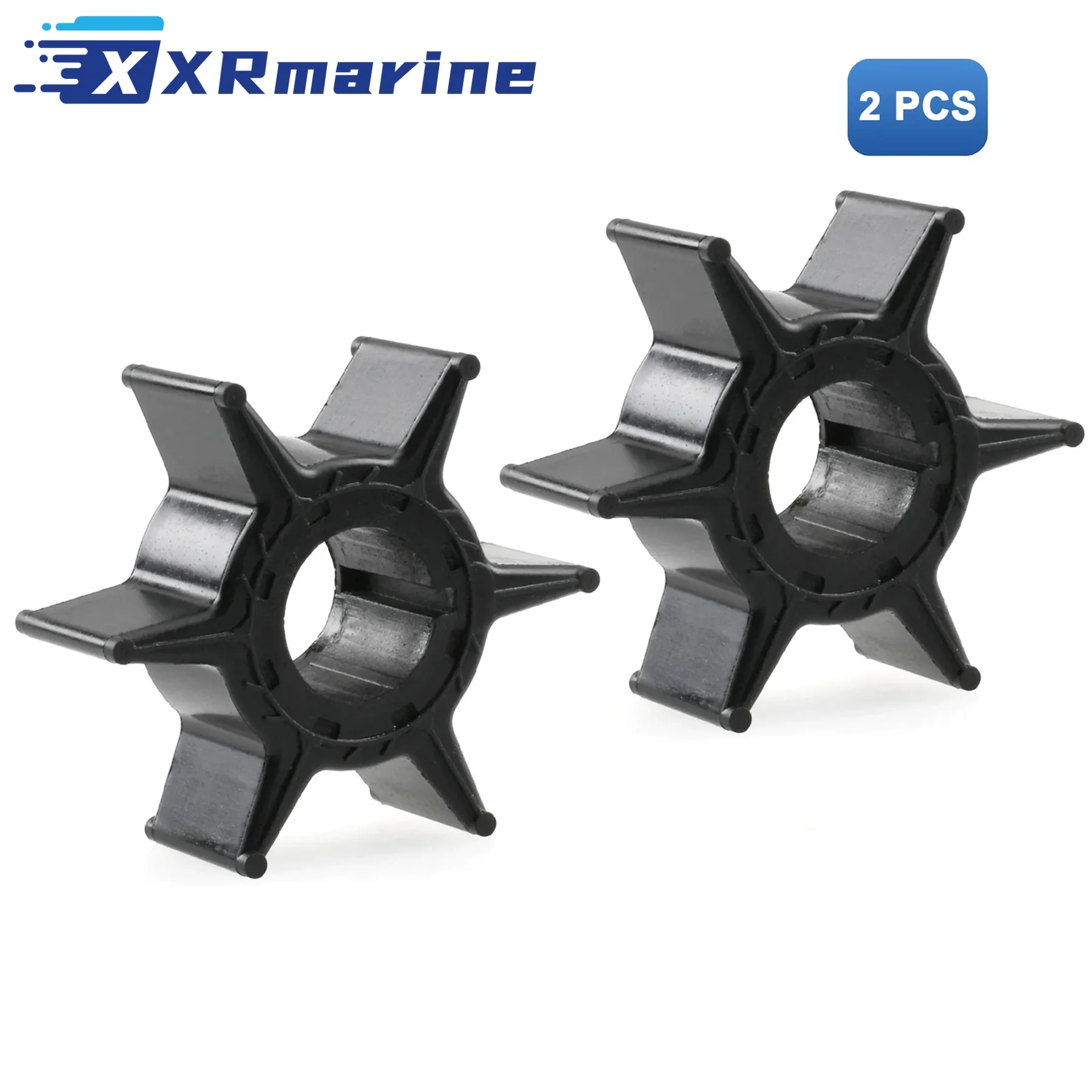 2 Piezas de Impulsor de Bomba de Agua 6H3-44352-00 para Motor Fuera de Borda Yamaha 40-70 HP 697-44352-00, Piezas de Motor para Barco 6H3-44352 697-44352