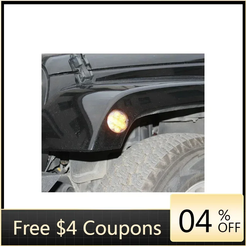 

Wrangler Jk Accessories Wrangler Wheel Eyebrow Lights JK Original Wheel Eyebrow Turn Signals For Jeep Wrangle Jk
