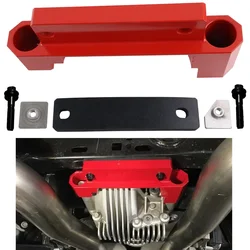 Car Modification Rear Differential Brace Anodized Red Billet Aluminum For 2015-2020 Challenger Charger Hellcat