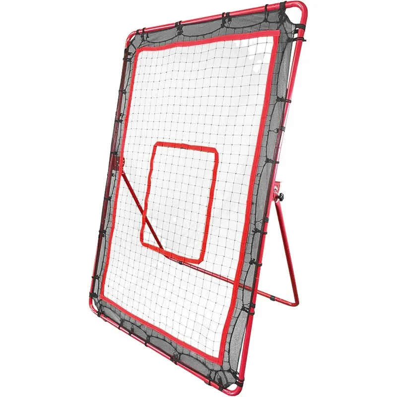 

Hit Run Steal Pitch Back Net, Baseball Softball Rebounder Trainer for Throwing and Fielding
