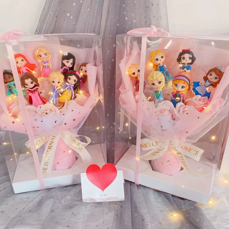 Sending Off My Daughter Little Girl Birthday Children's Day Gift Girlfriend Surprise Princess Loli Doll Cartoon Bouquet Toy Gift