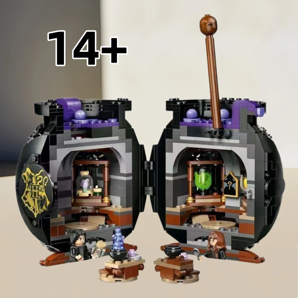 Image of 652-teiliges HOTTOYS Kessel-Geheimtränke-Set, Klassenzimmer-Bausteine, Kreatives Puzzle-Spielzeug, Halloween-Geschenke