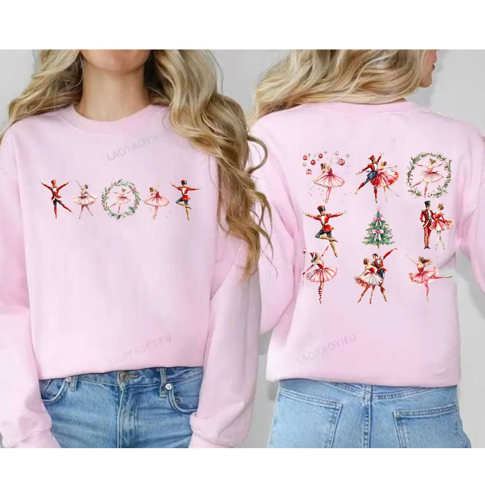 Nutcracker Sweatshirt Christmas Sweatshirt Nutcracker Ballet Shirt Gift for Dancer Christmas Party Sweater Ballet Stages Russia